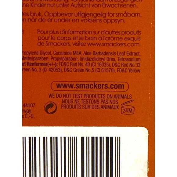 2006 Vintage BONNE BELL Smackers STARBURST SHOWER GEL Original Fruits ORANGE 9oz - Picture 4 of 4